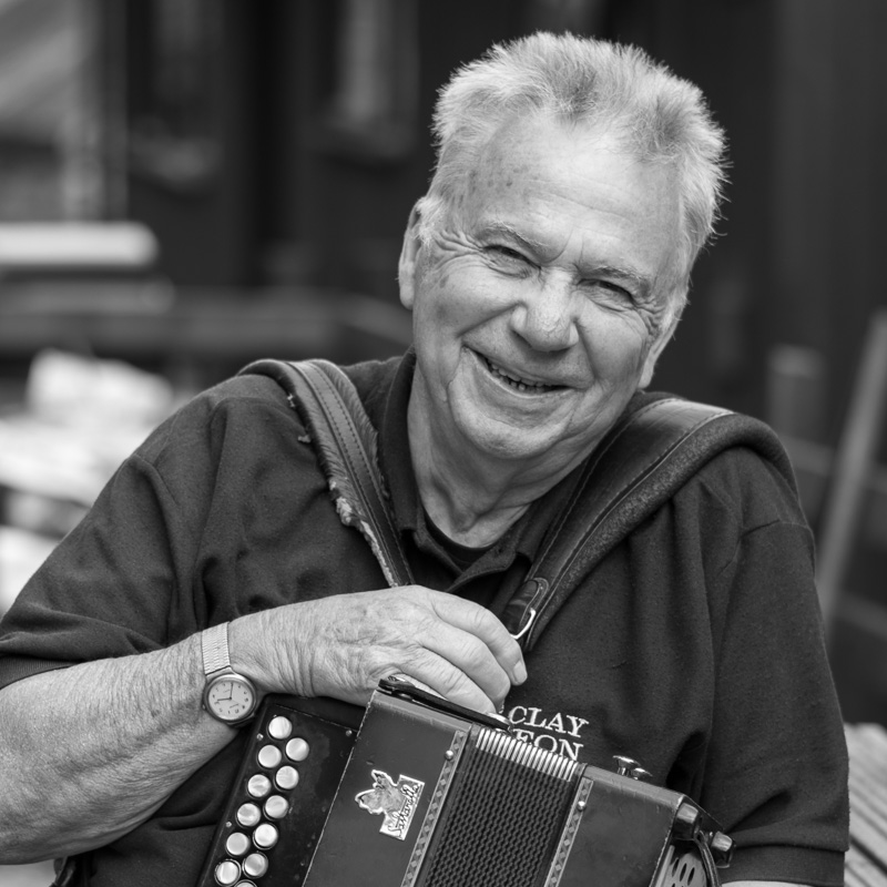 man with accordion